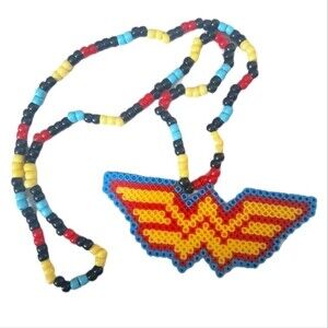 WonderWoman Perler Necklace